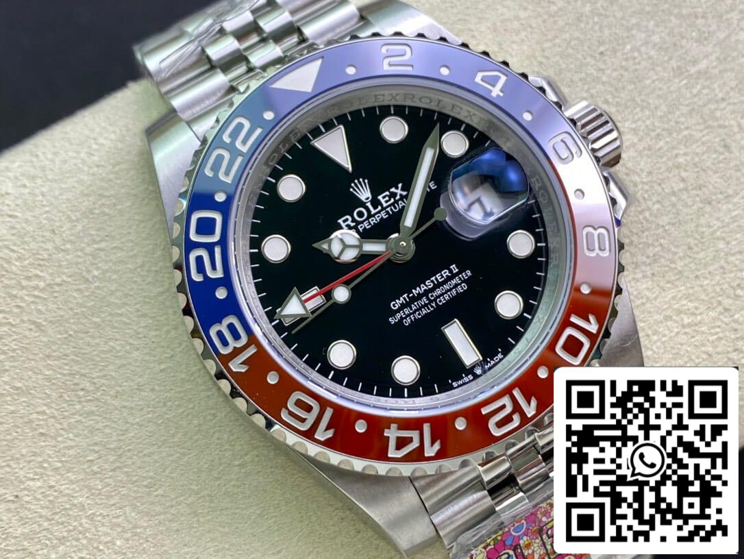 Rolex GMT Master II M126710BLRO-0001 1:1 Best Edition Clean Factory Schwarzes Zifferblatt
