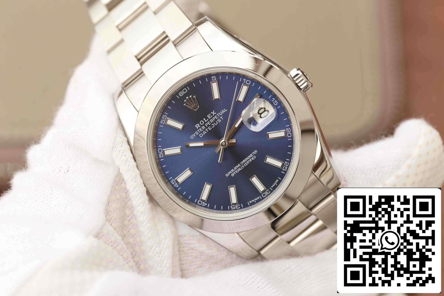 Rolex Datejust M126300-0001 1:1 Best Edition EW Factory Blue Dial