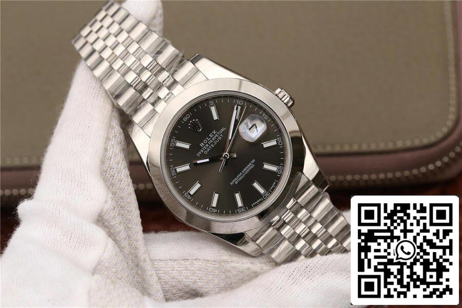 Rolex Datejust M126300-0008 1:1 Meilleure édition EW Factory Cadran gris