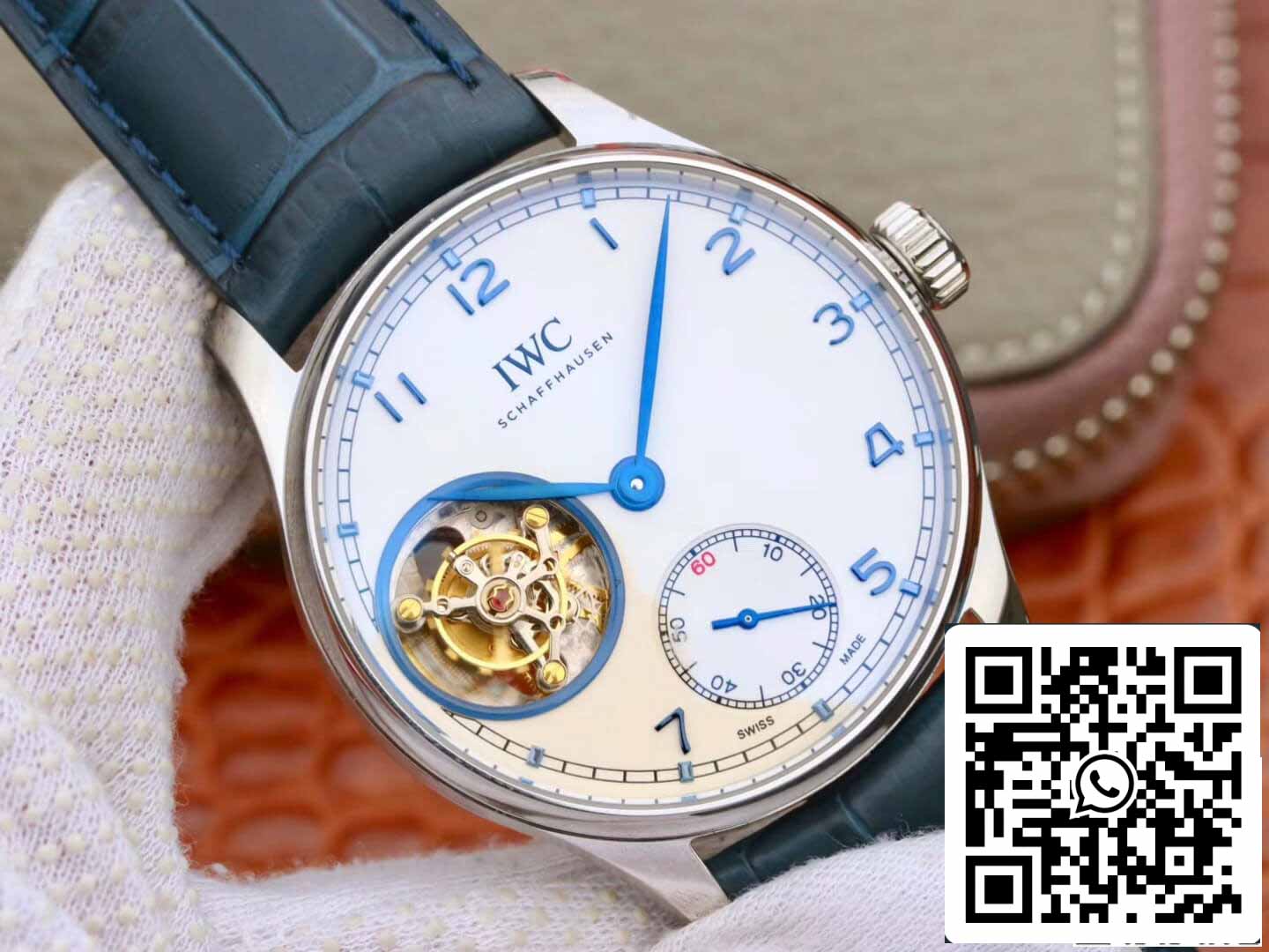 IWC Portugieser Tourbillon 1:1 Best Edition ZF Factory Edelstahl