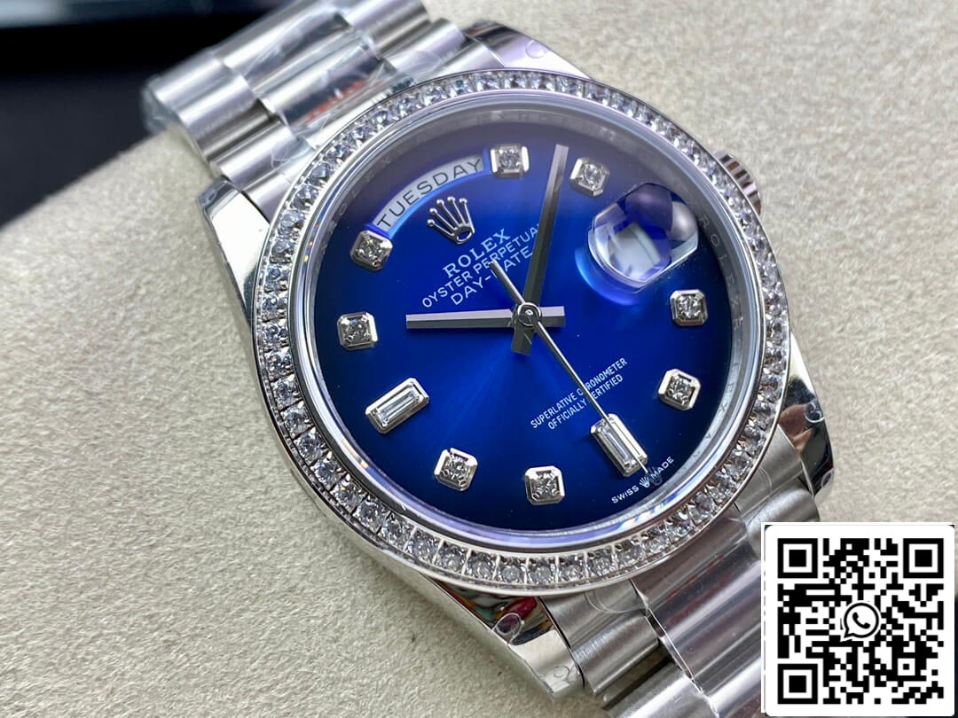 Rolex Day Date M128396TBR-0008 36MM 1:1 Best Edition GM Factory Diamond Bezel