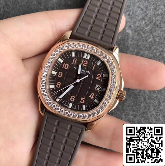 Patek Philippe Aquanaut 5068R-001 1:1 Best Edition PPF Factory Rose Gold Brown Dial
