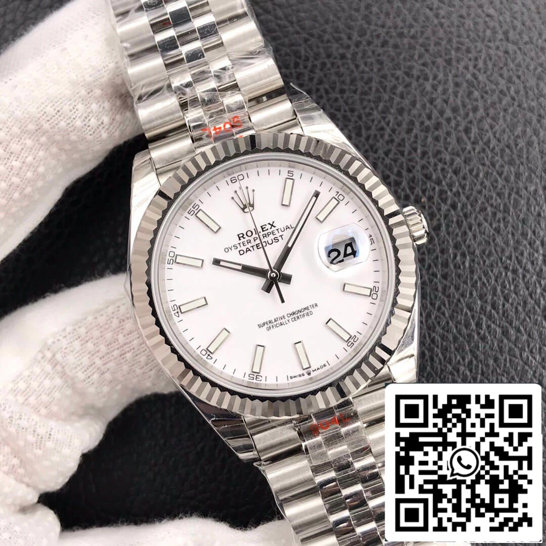 Rolex Datejust M126334-0010 1:1 Meilleure édition EW Factory Cadran blanc