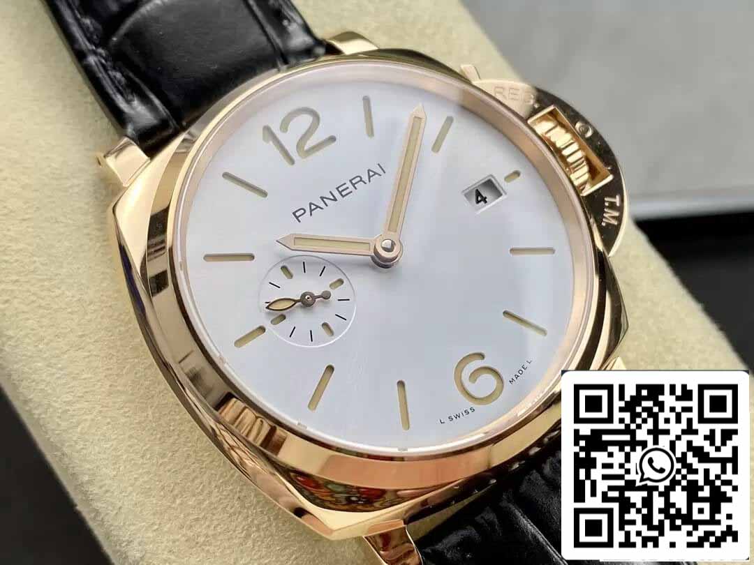 Panerai Luminor PAM01336 1:1 Best Edition VS Factory Weißes Zifferblatt