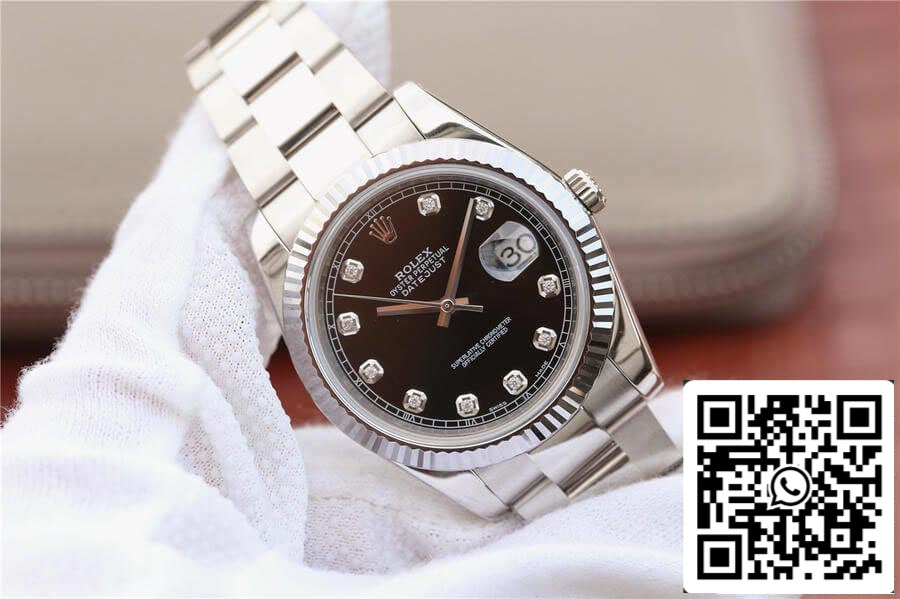 Rolex Datejust M126334-0011 1:1 Meilleure édition EW Factory Cadran noir
