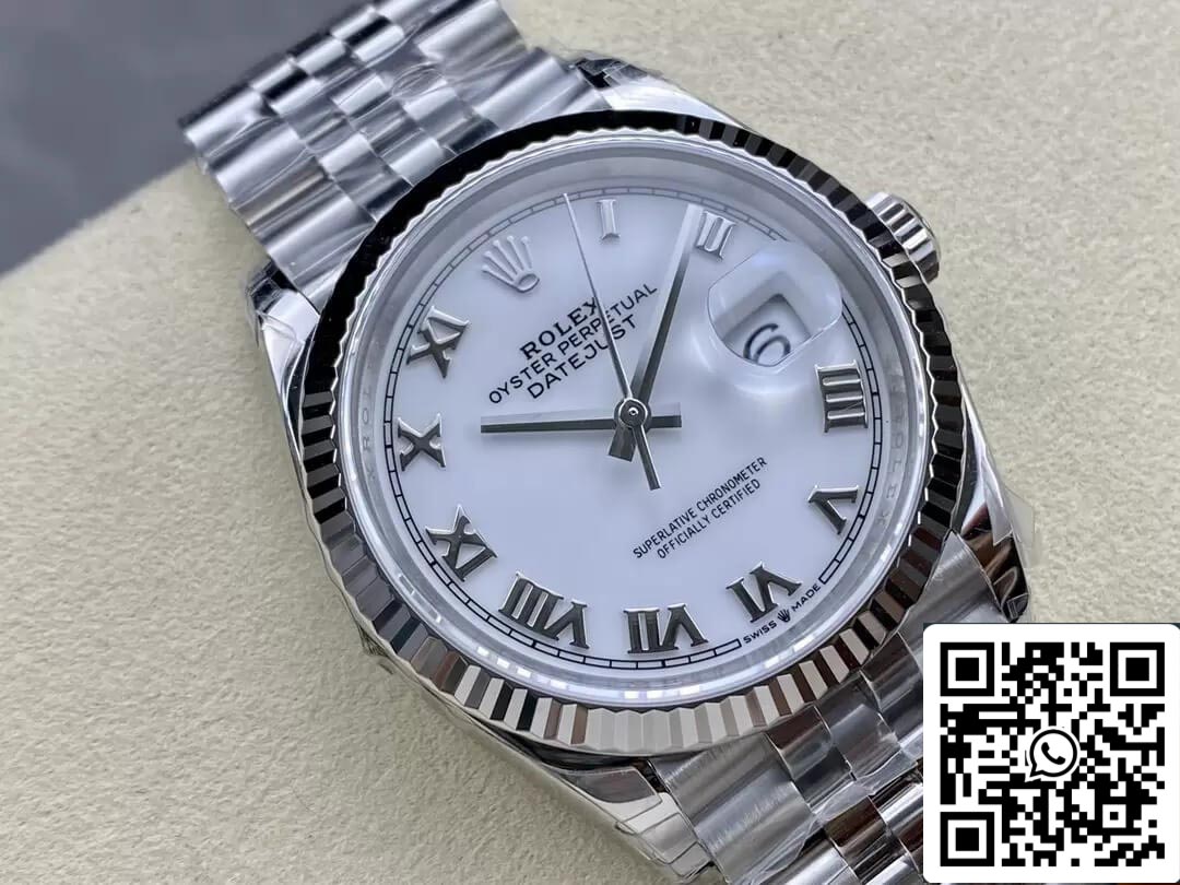 Rolex Datejust M126234-0025 36MM 1:1 Best Edition VS Factory Edelstahl