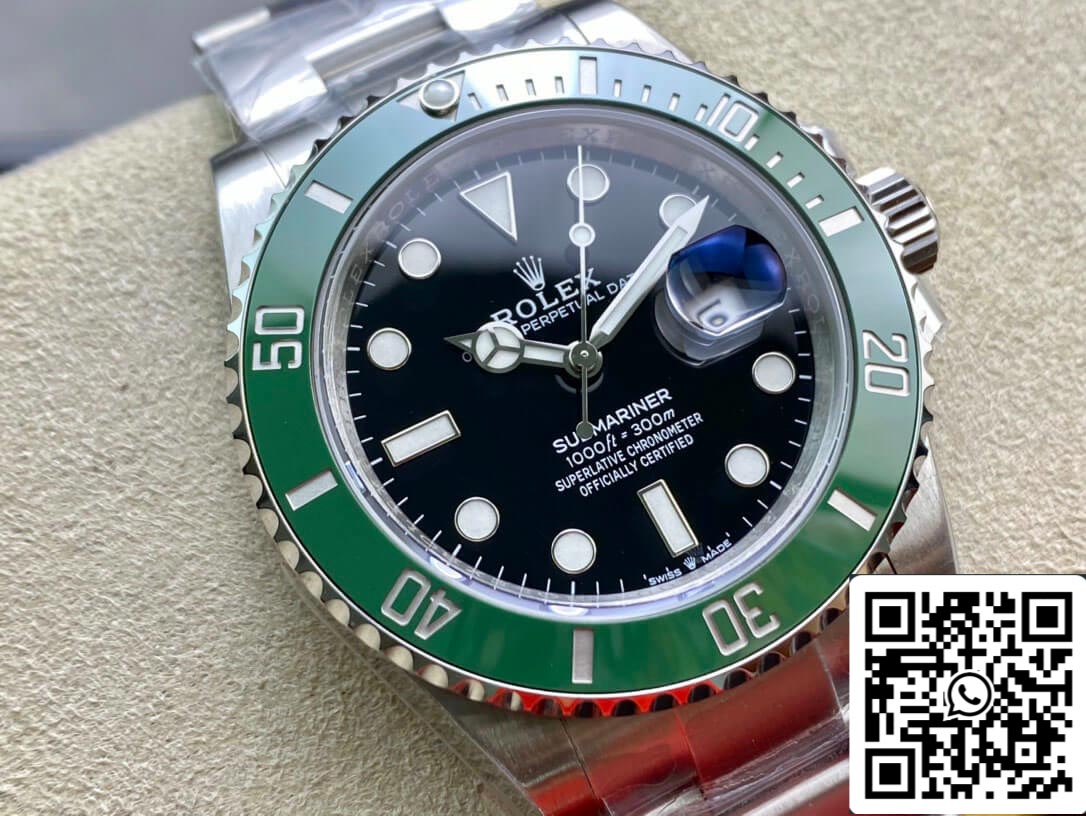 Rolex Submariner M126610LV-0002 Kermit VS Factory Black Dial