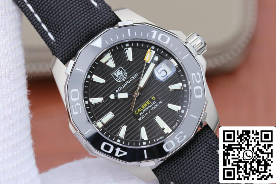Tag Heuer Aquaracer 300M WAY211A.FC6362 1:1 Best Edition V6 Factory schwarzes Zifferblatt