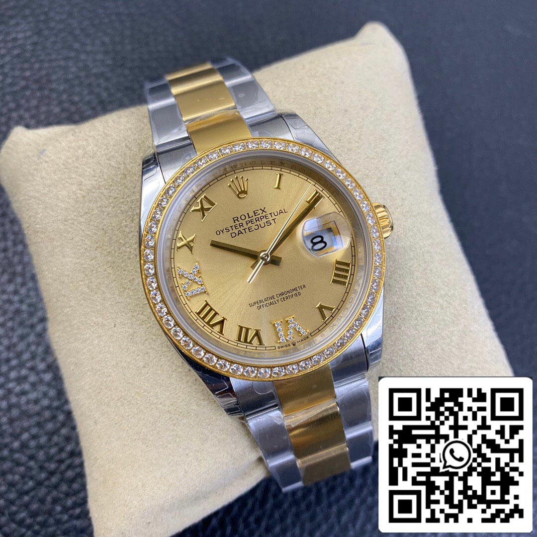 Rolex Datejust 126283 1:1 Meilleure édition EW Factory Or jaune