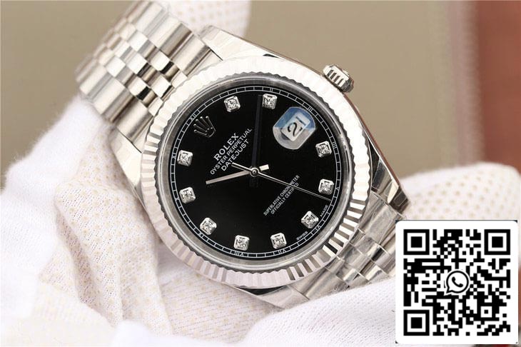 Rolex Datejust M126334-0012 1:1 Meilleure édition EW Factory Cadran noir