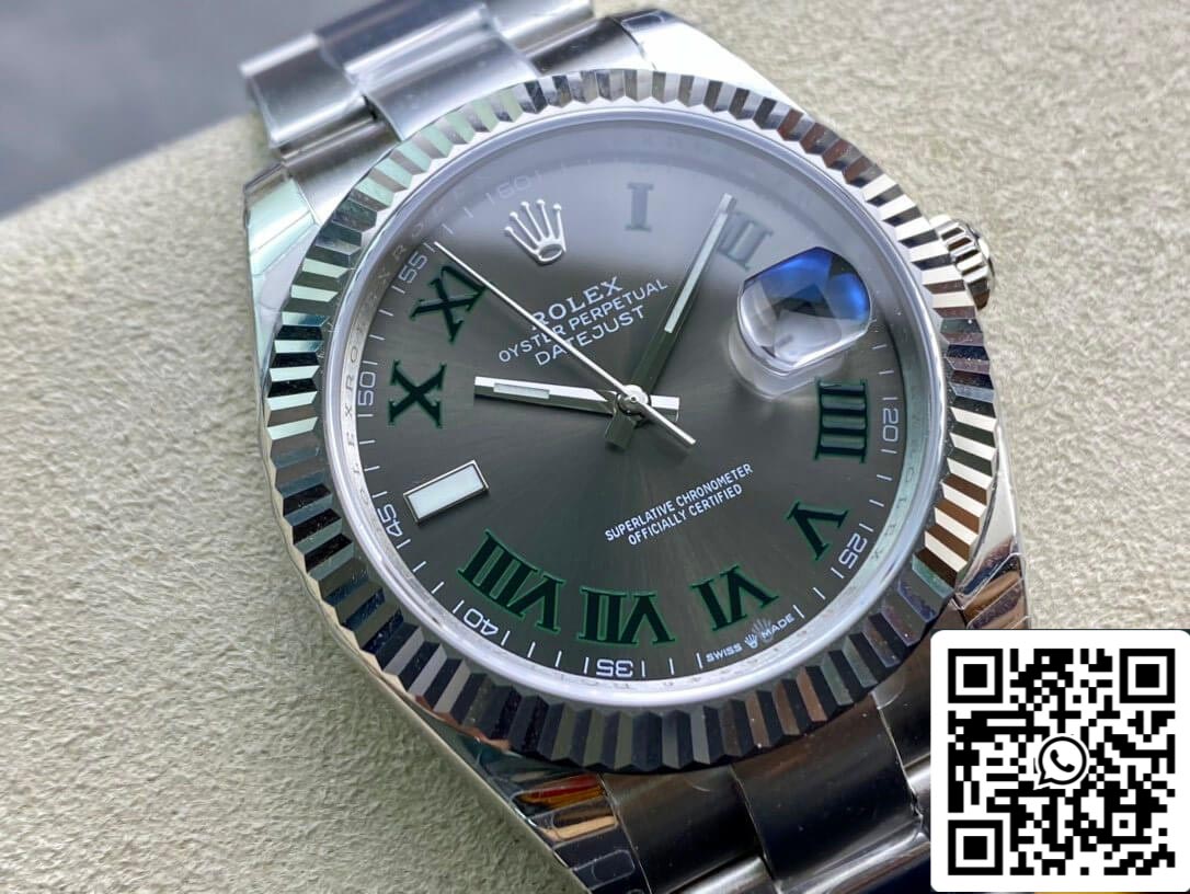 Rolex Datejust M126334-0021 41 mm 1:1 Best Edition EW Factory graues Zifferblatt
