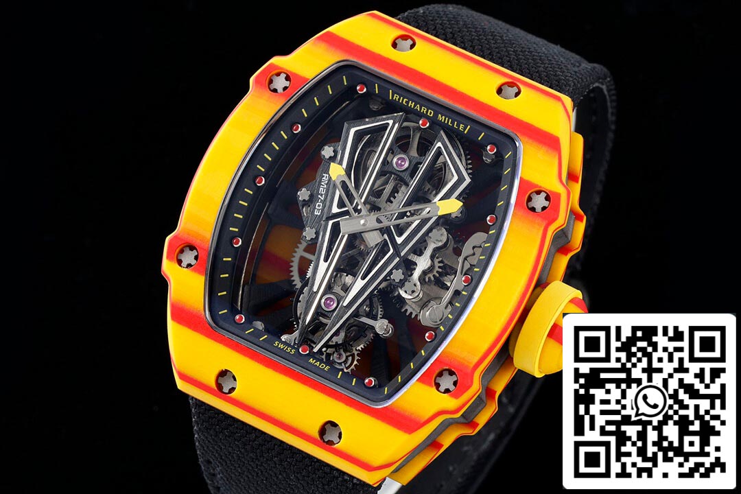 Richard Mille RM27-03 Rafael Nadal Tourbillon 1:1 Best Edition RM Factory Black Strap