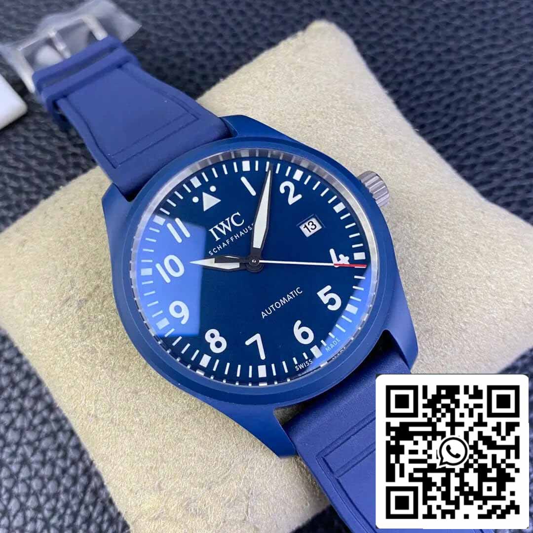 IWC Pilot IW328101 1:1 Meilleure édition M+ Factory V3 Boîtier en céramique