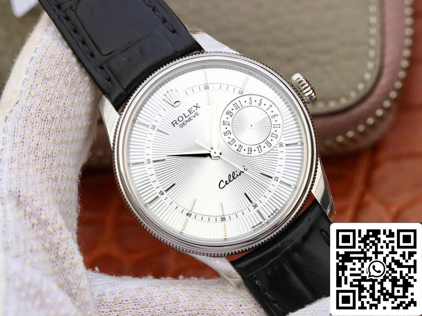 Rolex Celini Date M50519-0006 1:1 Best Edition MKS Factory, weißes Zifferblatt