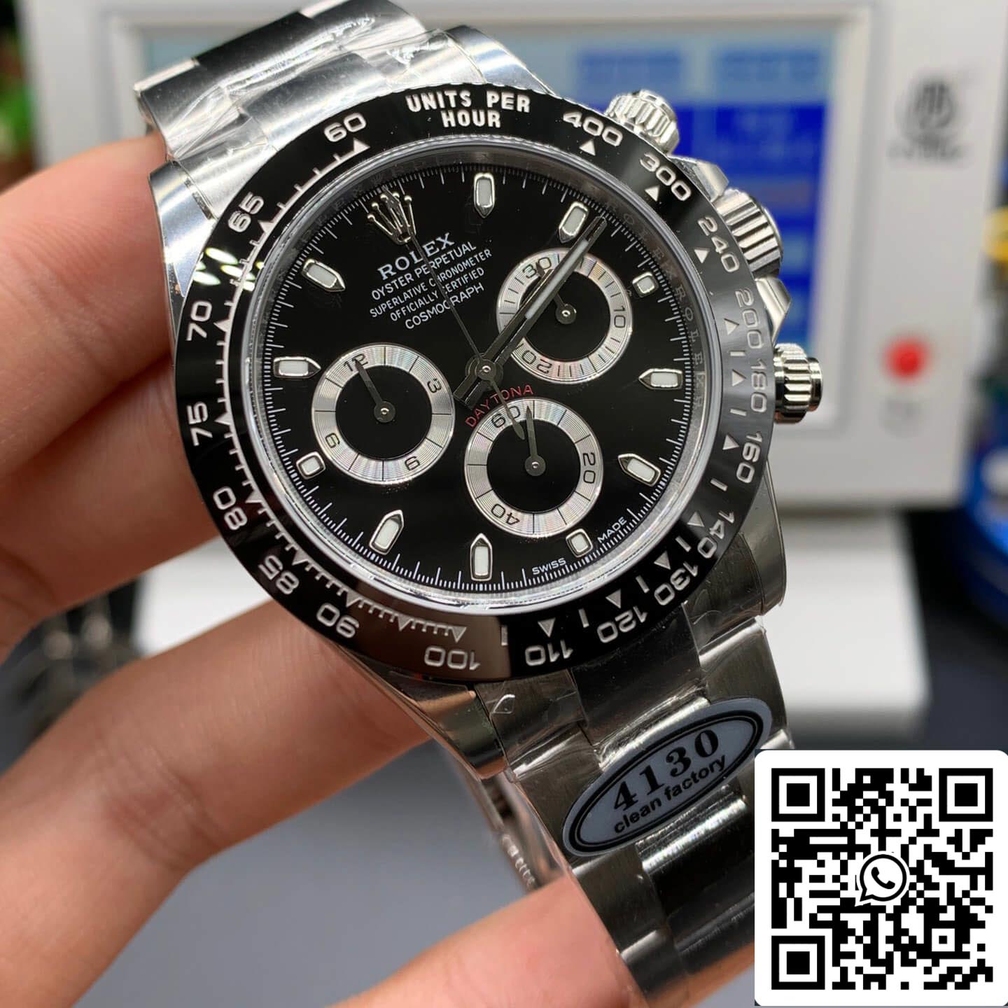 Rolex Cosmograph Daytona M116500LN-0002 1:1 Best Edition Clean Factory V3 Keramiklünette