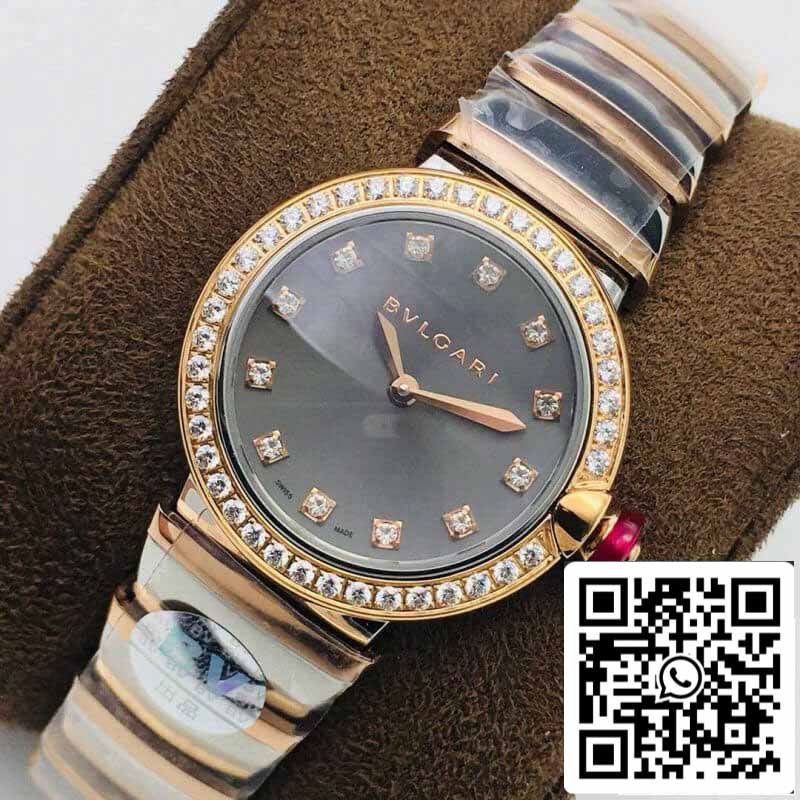 Bvlgari LVCEA 1:1 Best Edition BV Factory Roségold graues Zifferblatt