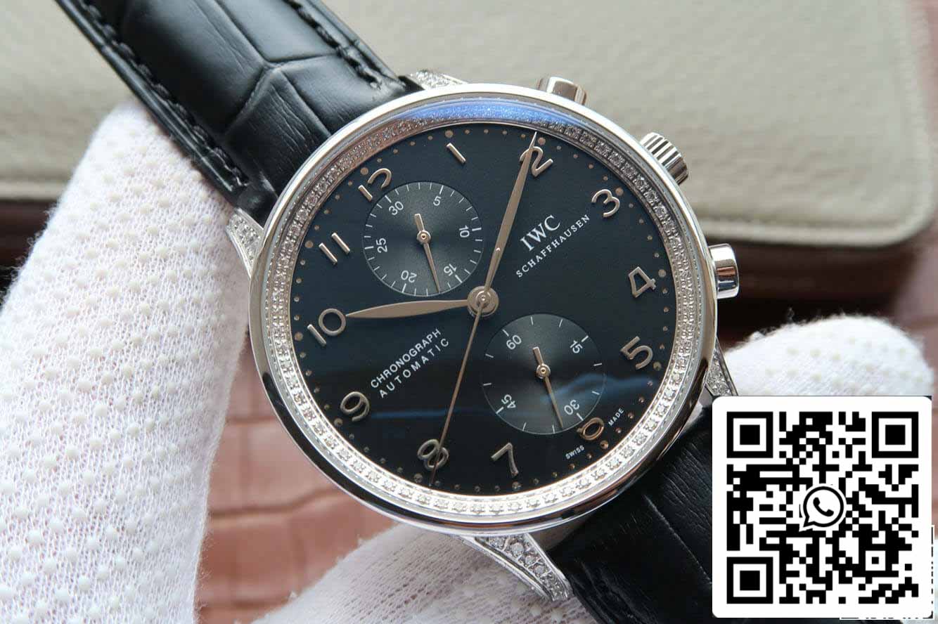 IWC Portugieser IW371440 1:1 Best Edition ZF Factory schwarzes Zifferblatt