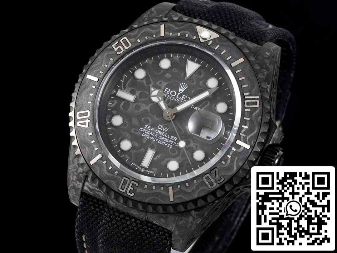Rolex Sea-Dweller 1:1 Meilleure édition Diw Factory Fibre de carbone