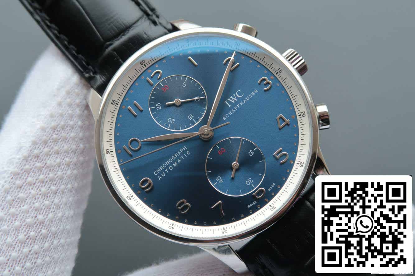 IWC Portugieser IW371432 1:1 Best Edition ZF Factory V7 Blaues Zifferblatt