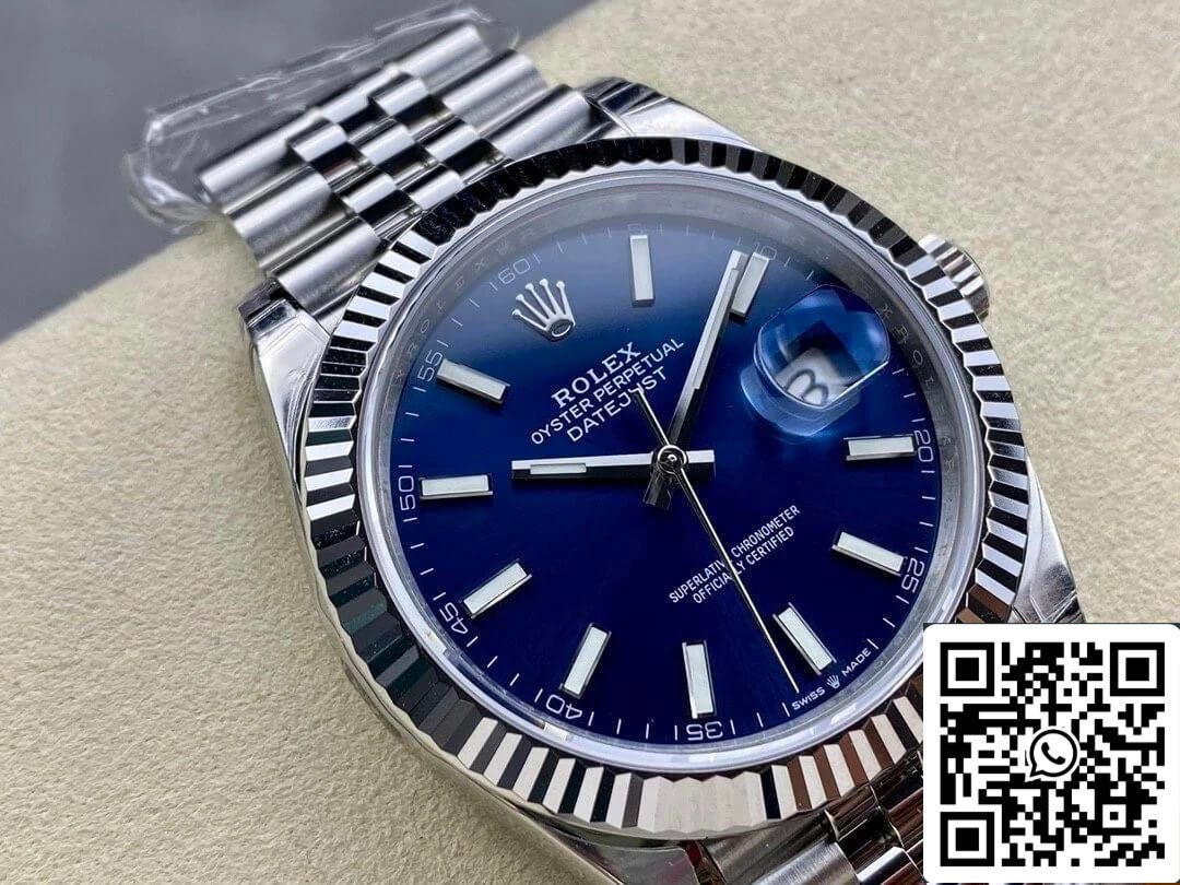 Rolex Datejust M126334-0002 Bracelet Jubilee 41 mm VS Acier inoxydable d'usine