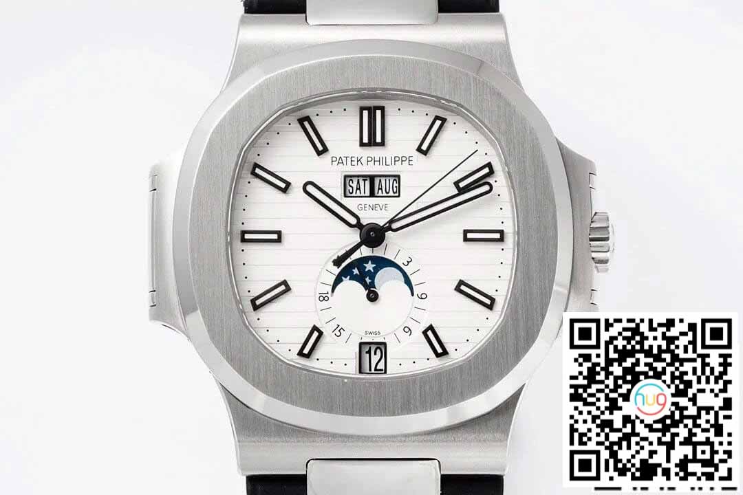 Patek Philippe Nautilus 5726/1A-010 1:1 Best Edition PPF Factory schwarzes Kautschukarmband