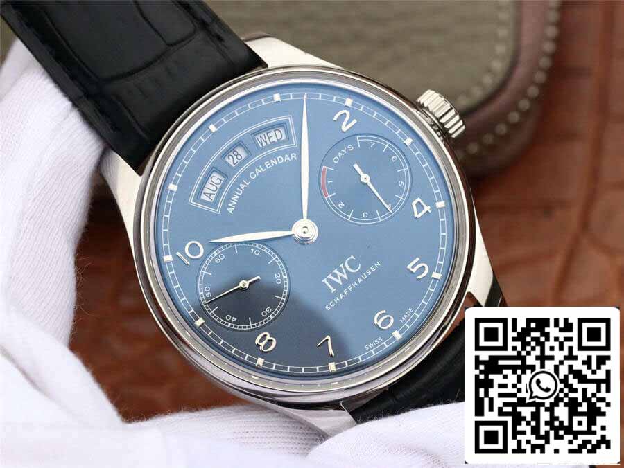 IWC Portugieser IW503502 1:1 Best Edition ZF Factory Blaues Zifferblatt