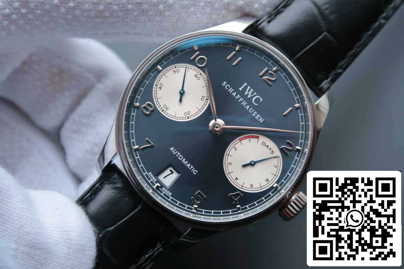 IWC Portugieser IW500112 1:1 Best Edition ZF Factory V5 Dunkelblaues Zifferblatt