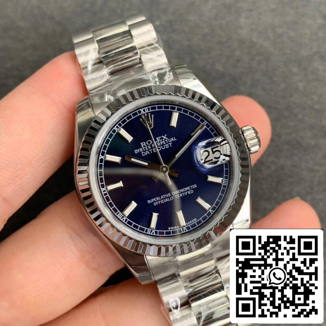 Rolex Datejust M178274-0038 1:1 Best Edition GS Factory, blaues Zifferblatt