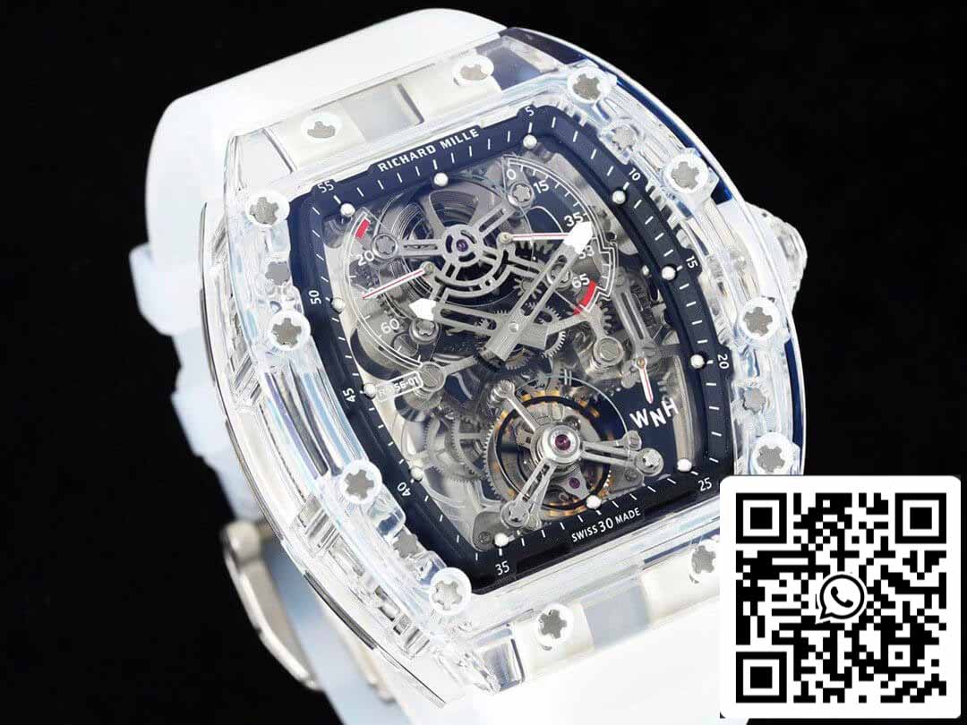 Richard Mille RM 56-01 Tourbillon 1:1 Best Edition RM Factory Transparentes Skelett-Zifferblatt