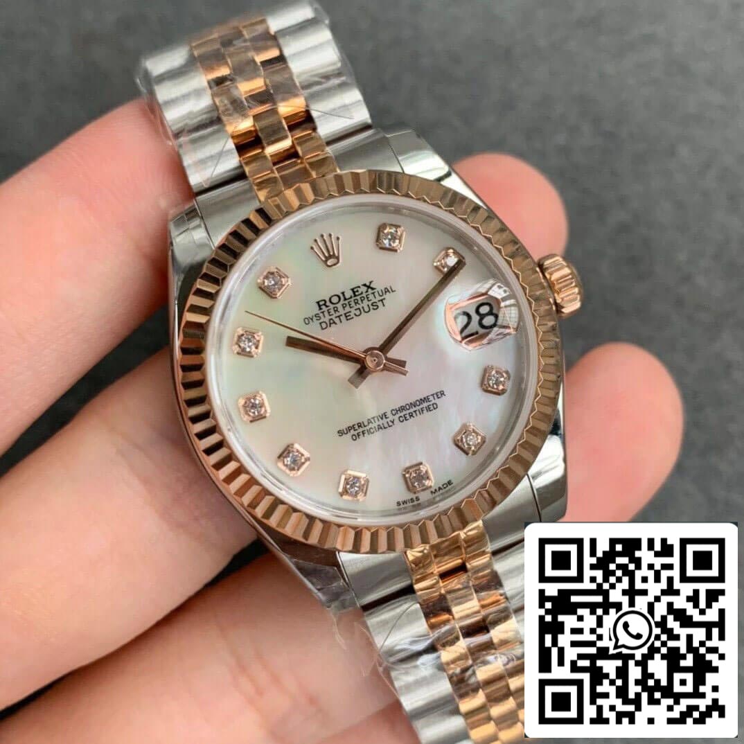 Rolex Datejust M278271-0026 1:1 Meilleure édition GS Factory Or rose