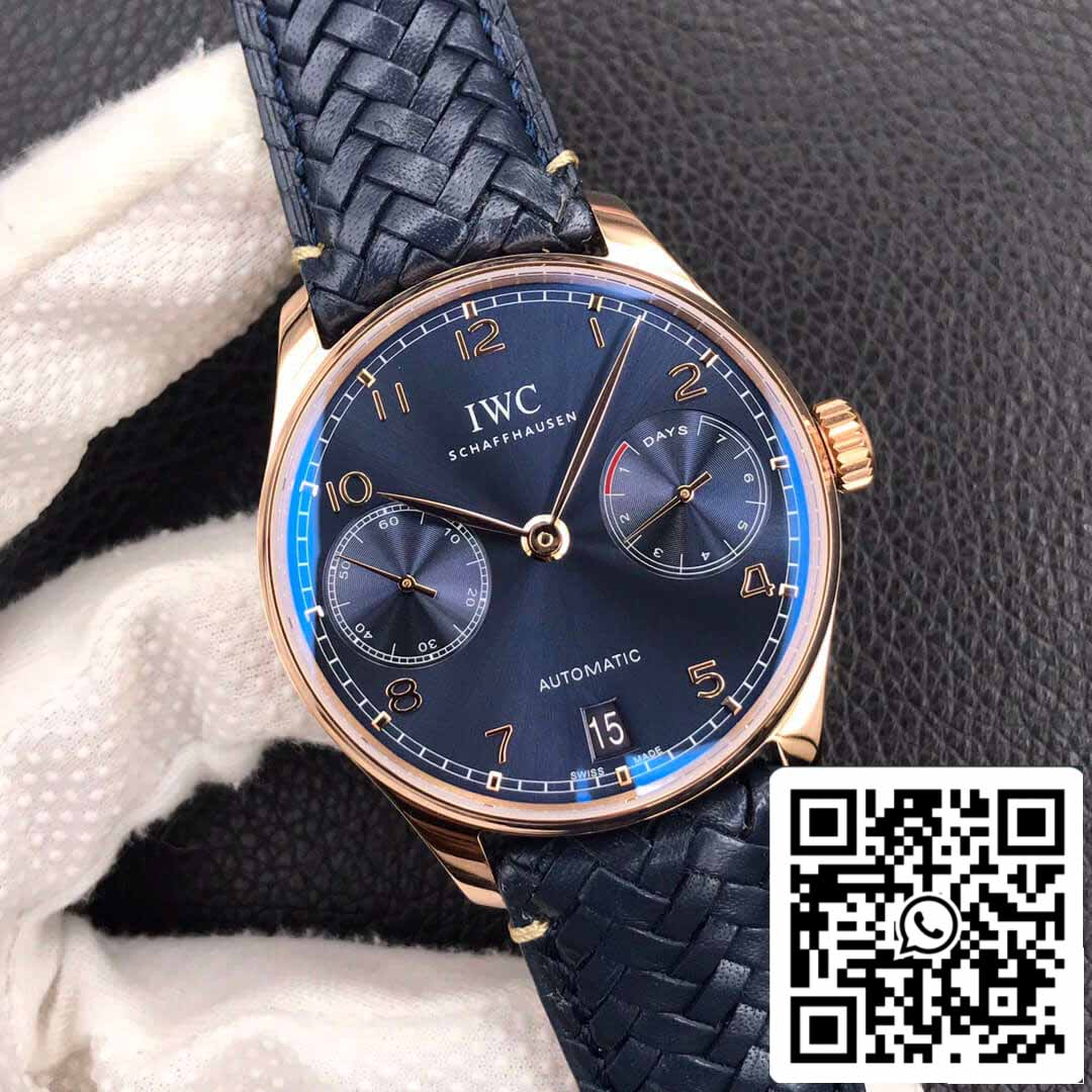 IWC Portugieser IW500713 1:1 Best Edition ZF Factory Blaues Zifferblatt
