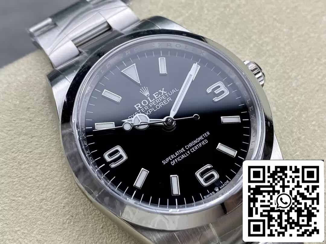 Rolex Explorer M124270-0001 36MM 1:1 Best Edition Clean Factory schwarzes Zifferblatt