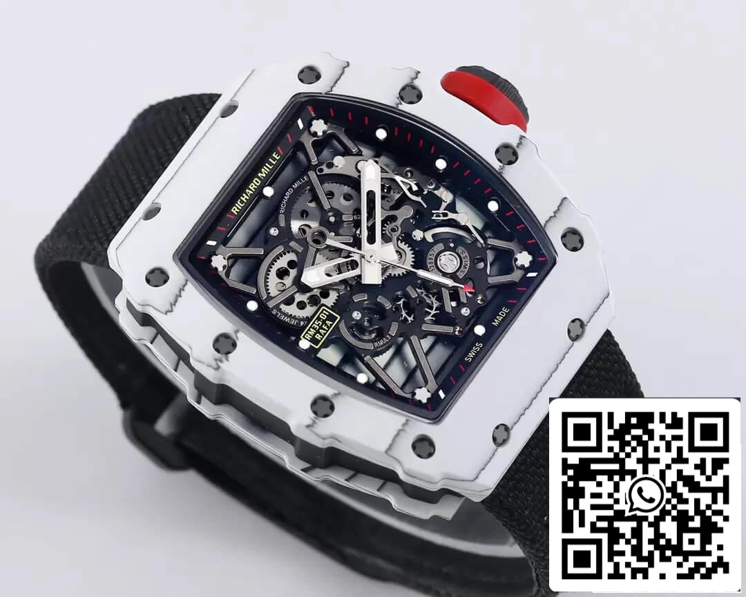 Richard Mille RM35-01 1:1 Meilleure édition BBR Factory Bracelet noir