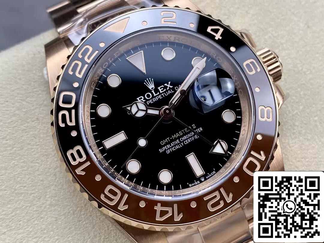 Rolex GMT Master II M126715CHNR-0001 1:1 Best Edition C+ Factory schwarzes Zifferblatt