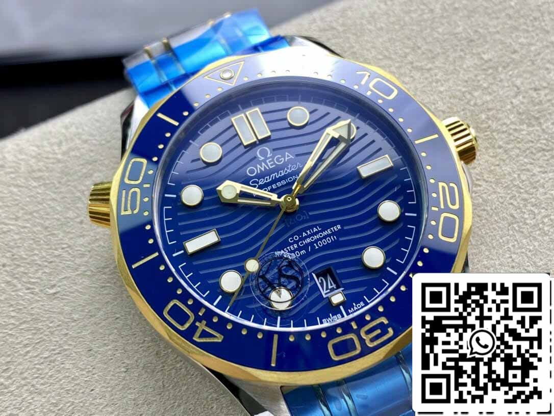Omega Seamaster Diver 300M 210.20.42.20.03.001 1:1 Meilleure édition VS Cadran bleu usine