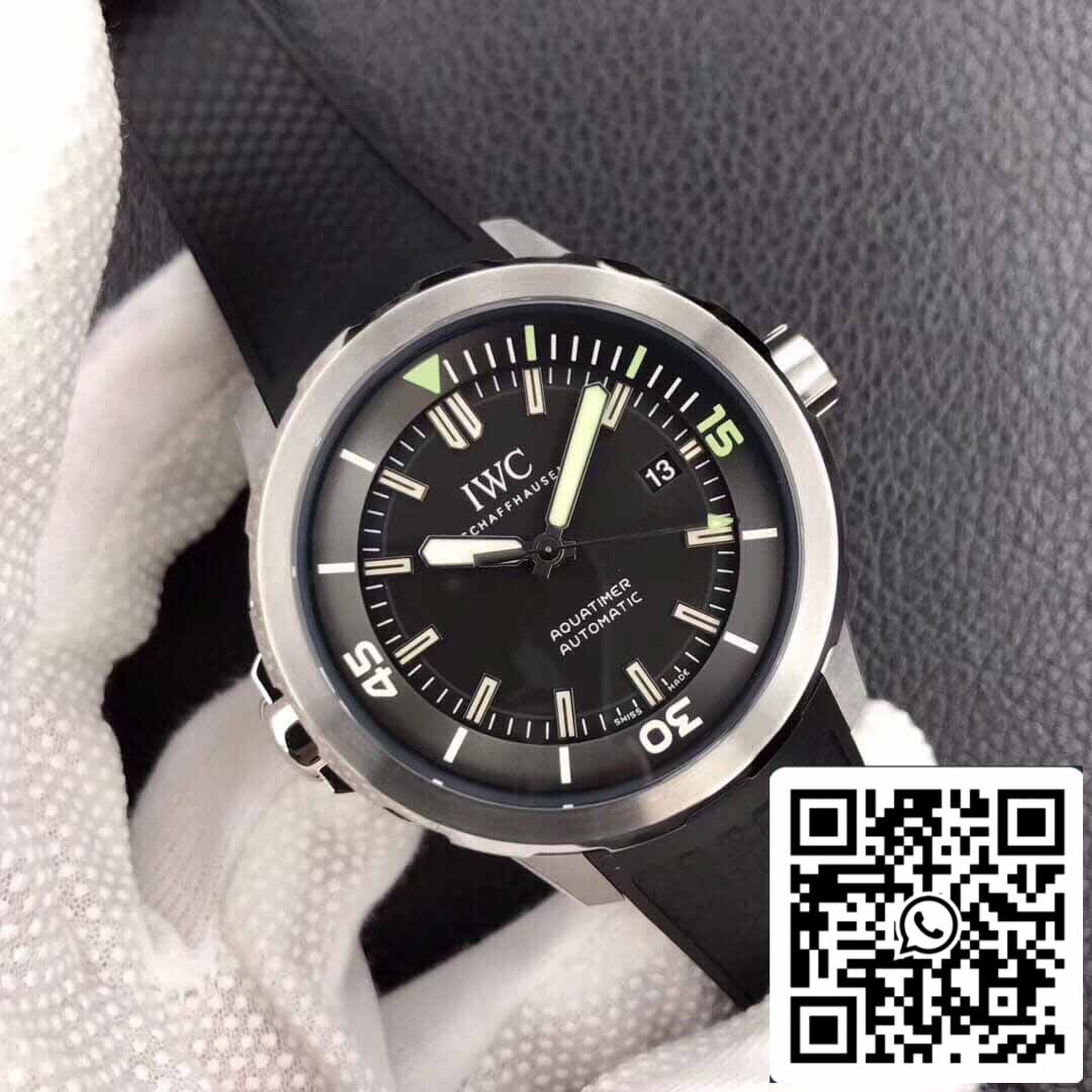 IWC Aquatimer IW329001 1:1 Best Edition V6 Factory schwarzes Zifferblatt