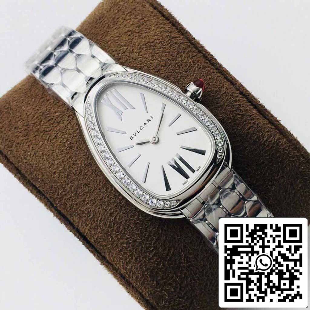 Bvlgari Serpenti 103361 1:1 Meilleure édition BV Factory Cadran blanc argenté