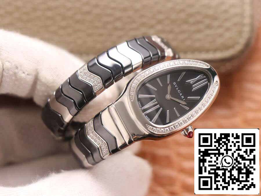 Bvlgari Serpenti 102129 1:1 Meilleure édition BV Factory Acier inoxydable Diamant