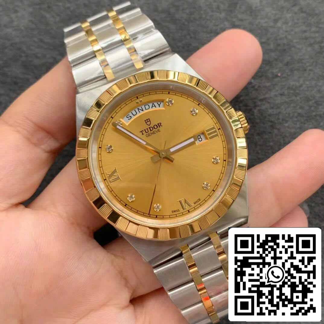 Replik Tudor Royal M28603-0006 Beste 1:1 Edition V7 Factory Champagner Zifferblatt