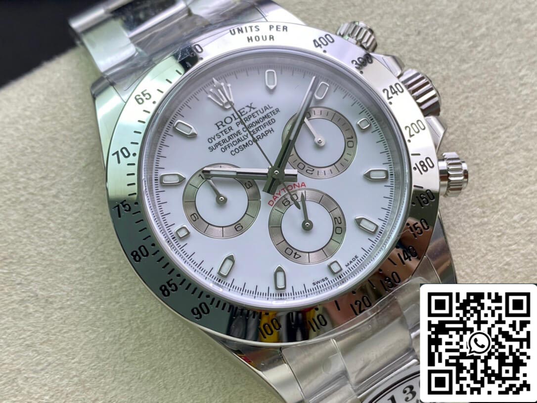 Rolex Cosmograph Daytona 116520LN 1:1 Best Edition Clean Factory Weißes Zifferblatt