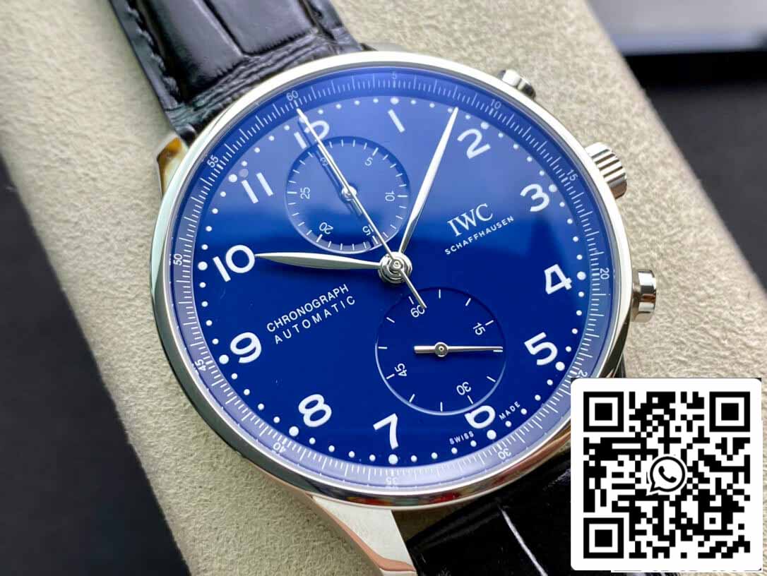 IWC Portugieser IW371601 1:1 Best Edition ZF Factory Blaues Zifferblatt