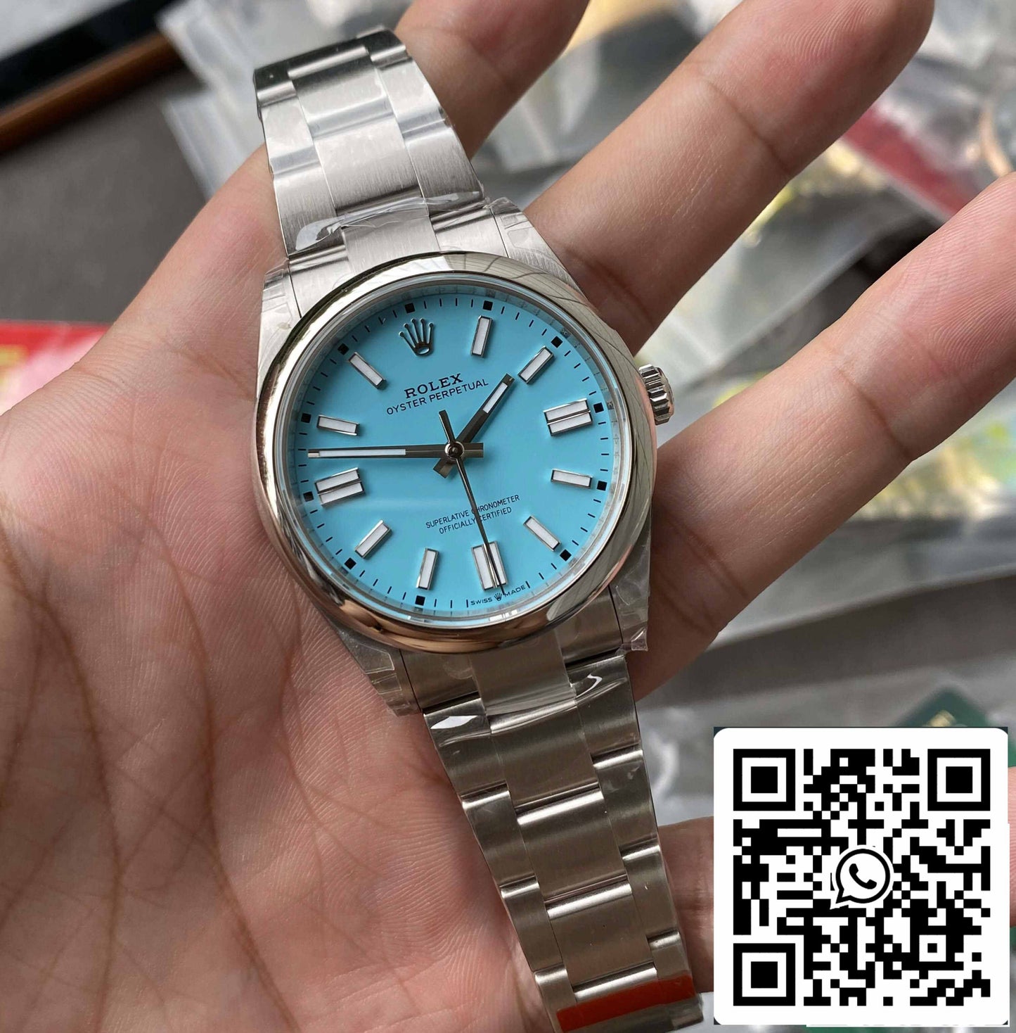 Rolex Oyster Perpetual 41MM M124300-0006 1:1 Beste Edition VS Fabrik Edelstahl