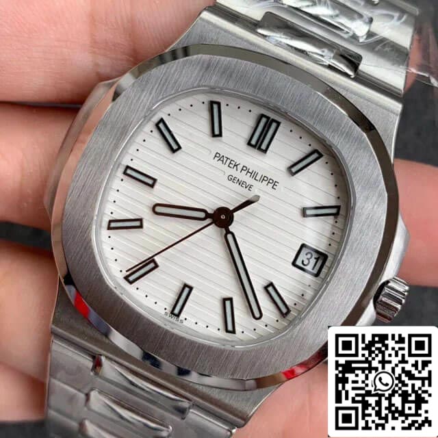 Patek Philippe Nautilus 5711/1A-011 1:1 Best Edition GR Factory Weißes Zifferblatt