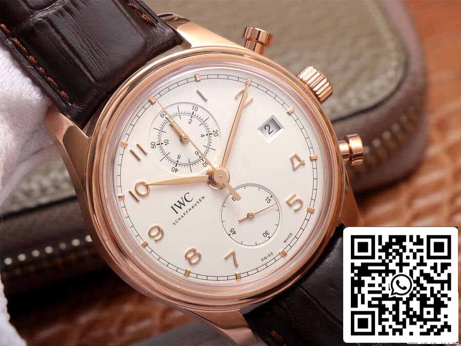 IWC Portugieser IW390301 1:1 Best Edition ZF Factory weißes Zifferblatt