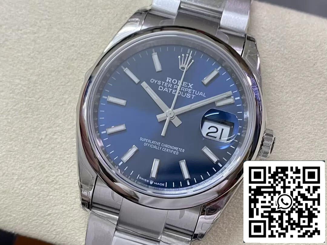 Rolex Datejust M126200-0005 36MM 1:1 Best Edition VS Factory Blue Dial