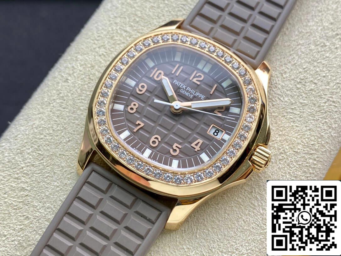 Patek Philippe Aquanaut 5067A Mouvement à quartz 1:1 Meilleure édition PPF Factory Boîtier en or rose