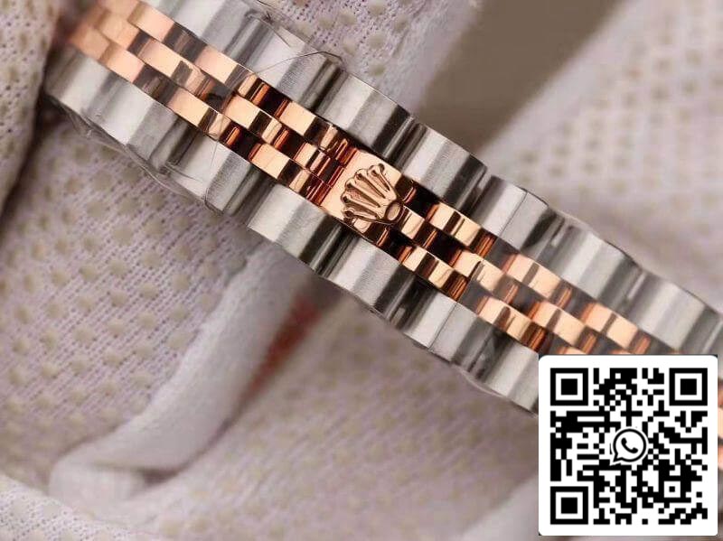 Rolex Lady Datejust 28MM 1:1 Meilleure édition Suisse Original Importé Mouvement NH05 Cadran en émail blanc