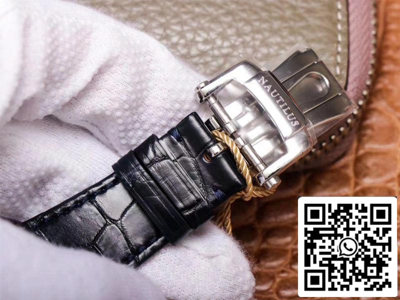 Patek Philippe Nautilus 5726/1A-014 1:1 Meilleure édition PF Factory Bracelet noir Suisse ETA324