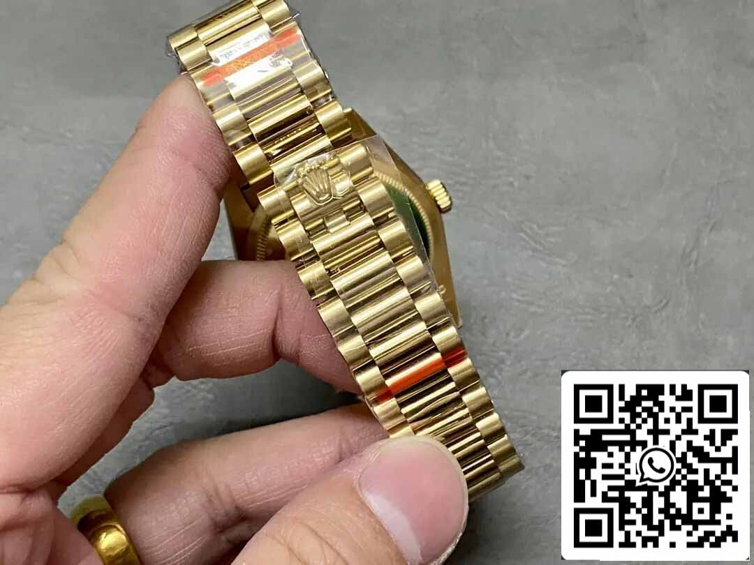 Rolex Day Date 18038 1:1 Best Edition GM Factory, schwarzes Zifferblatt