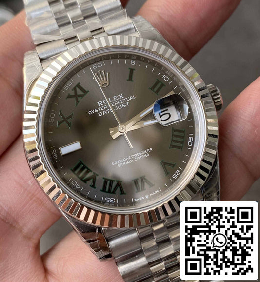 Rolex Datejust M126334-0022 41MM 1:1 Best Edition VS Factory Green Dial